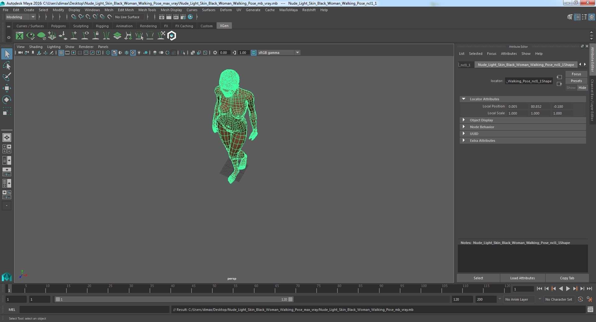 3D Model Nude Light Skin Black TurboSquid 1659504