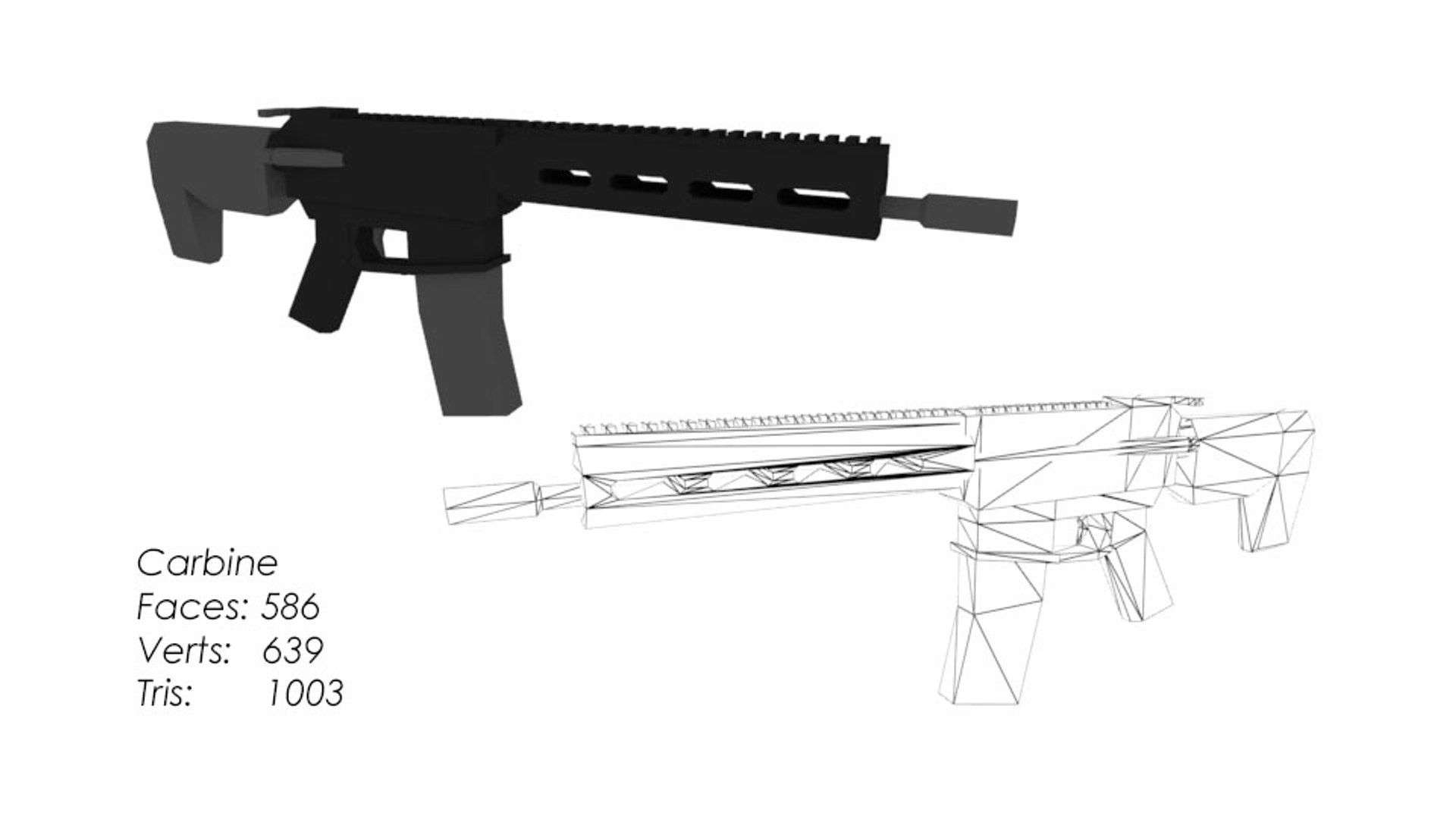 Pack Assault Rifles Model TurboSquid 1442831