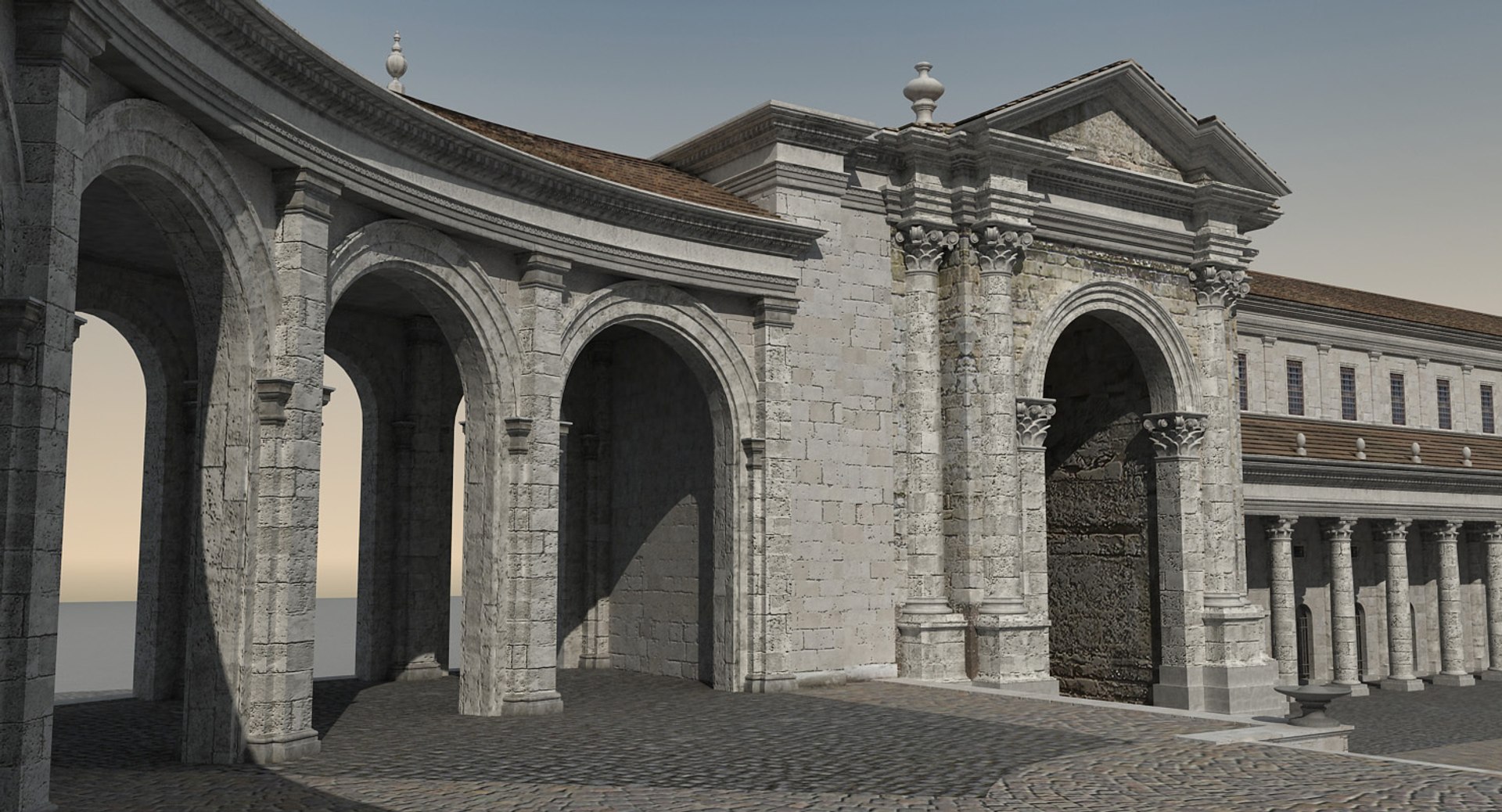 Ancient Roman 3D Model TurboSquid 1339347