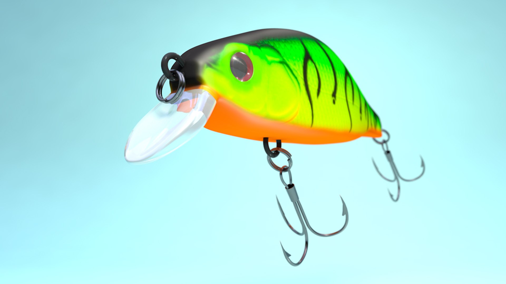 D Wobbler Fishing Turbosquid