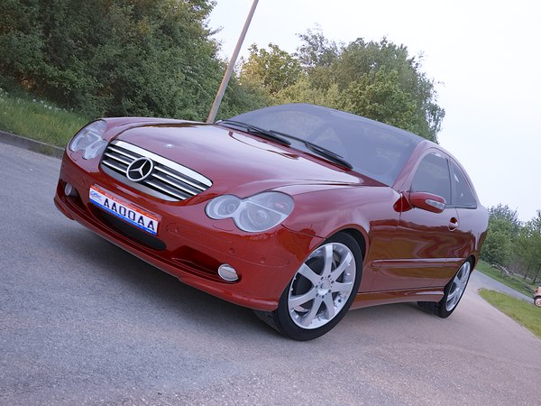 Modelo D Mercedes Clase C Sport Coupe Turbosquid