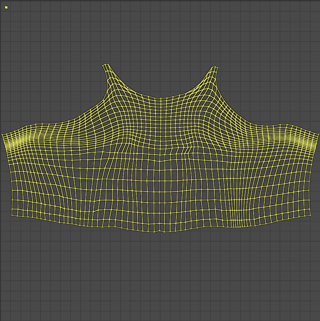 D Lingerie Set Cloth Simulations Model