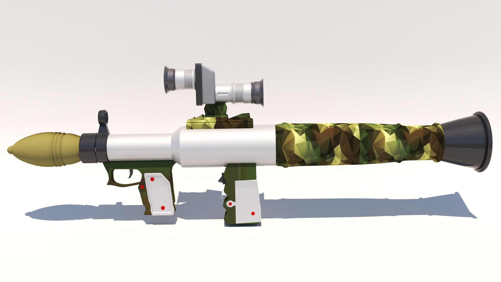 D Grenade Launcher Mt Anti Tank Model Turbosquid