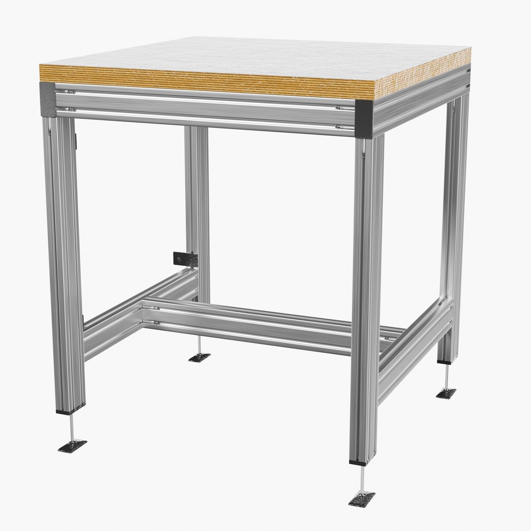 Modern Aluminium Profile Workbench Table For Industrial Facility D