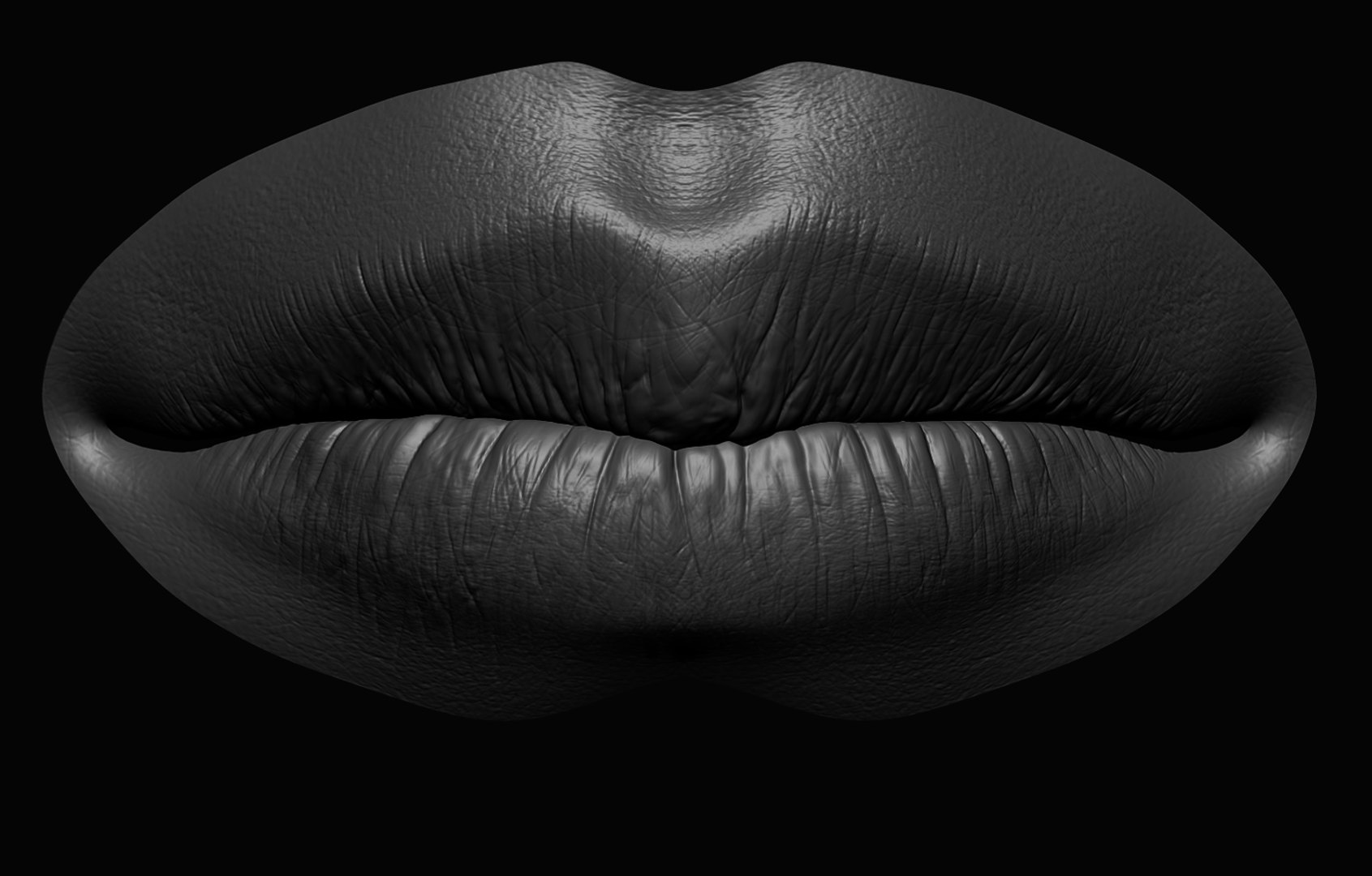 D Realistic Lips Female Model Turbosquid