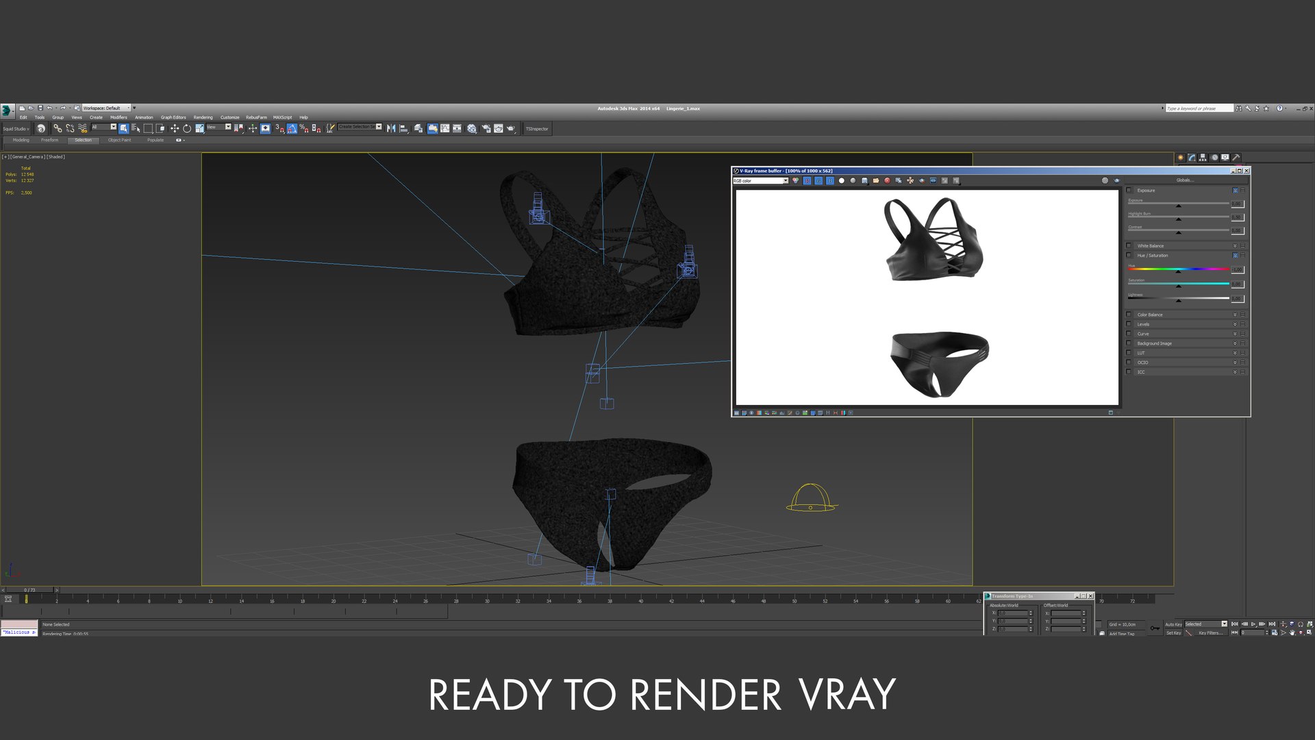 Realistic Lingerie 1 3D Model TurboSquid 1666178