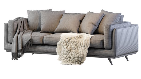 D Model Zander Sofa Turbosquid