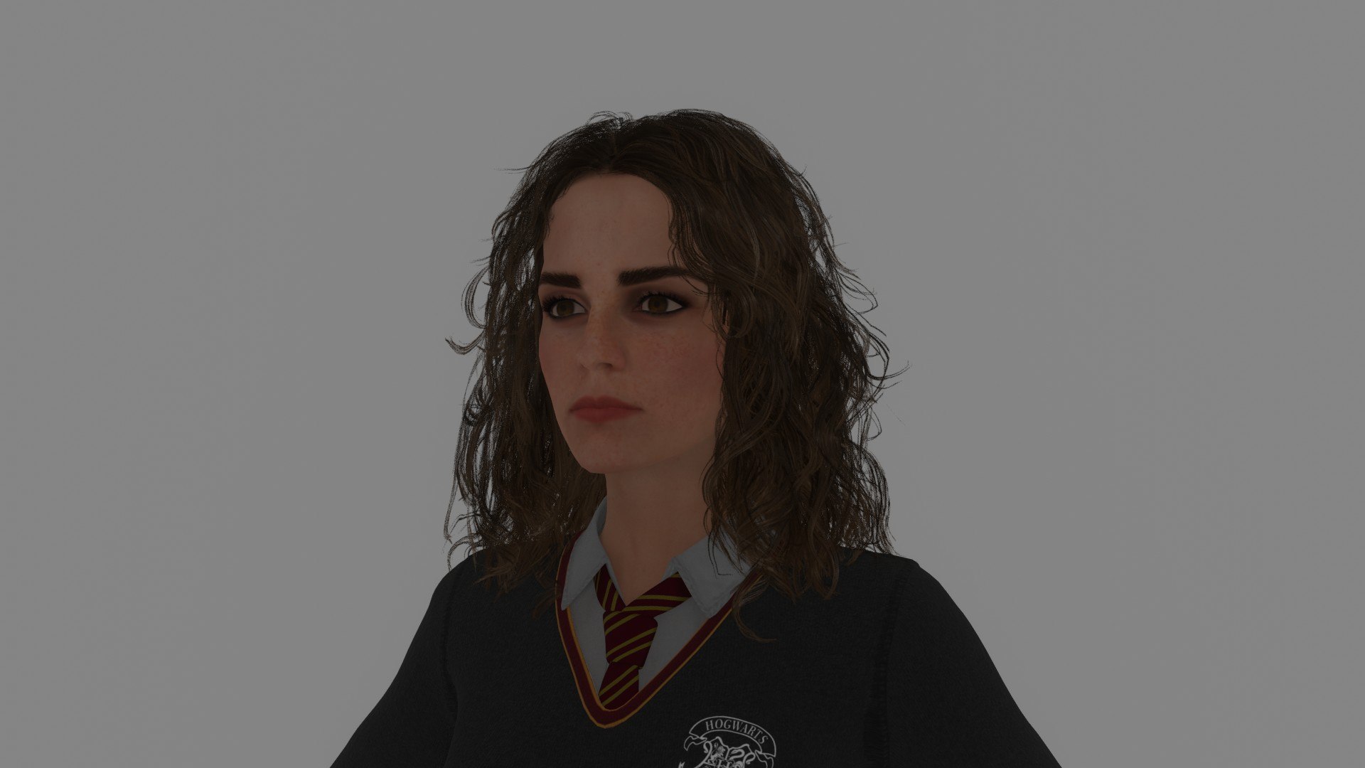 D Hermione Granger Harry Potter Nude Turbosquid