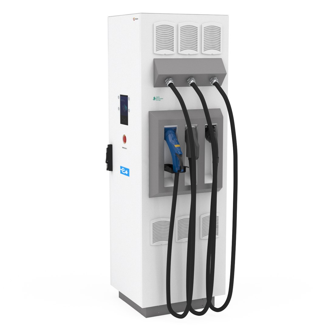 Efacec Qc High Speed Ev Electric Car Charging Station Model