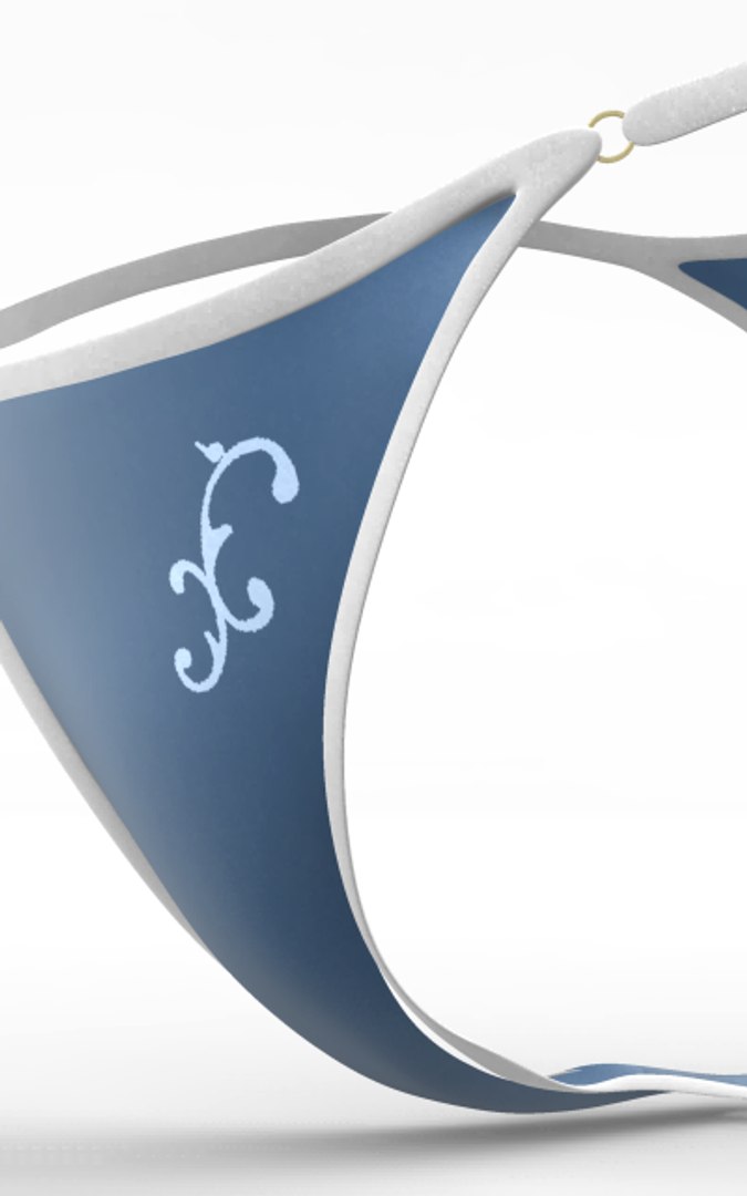 D Lingerie Set Cloth Simulations
