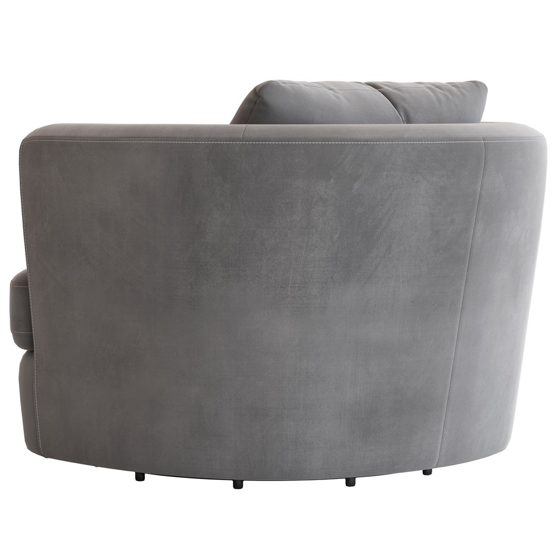 Cult Furniture Magnolia Swivel Armchair 3D Model TurboSquid 2173792