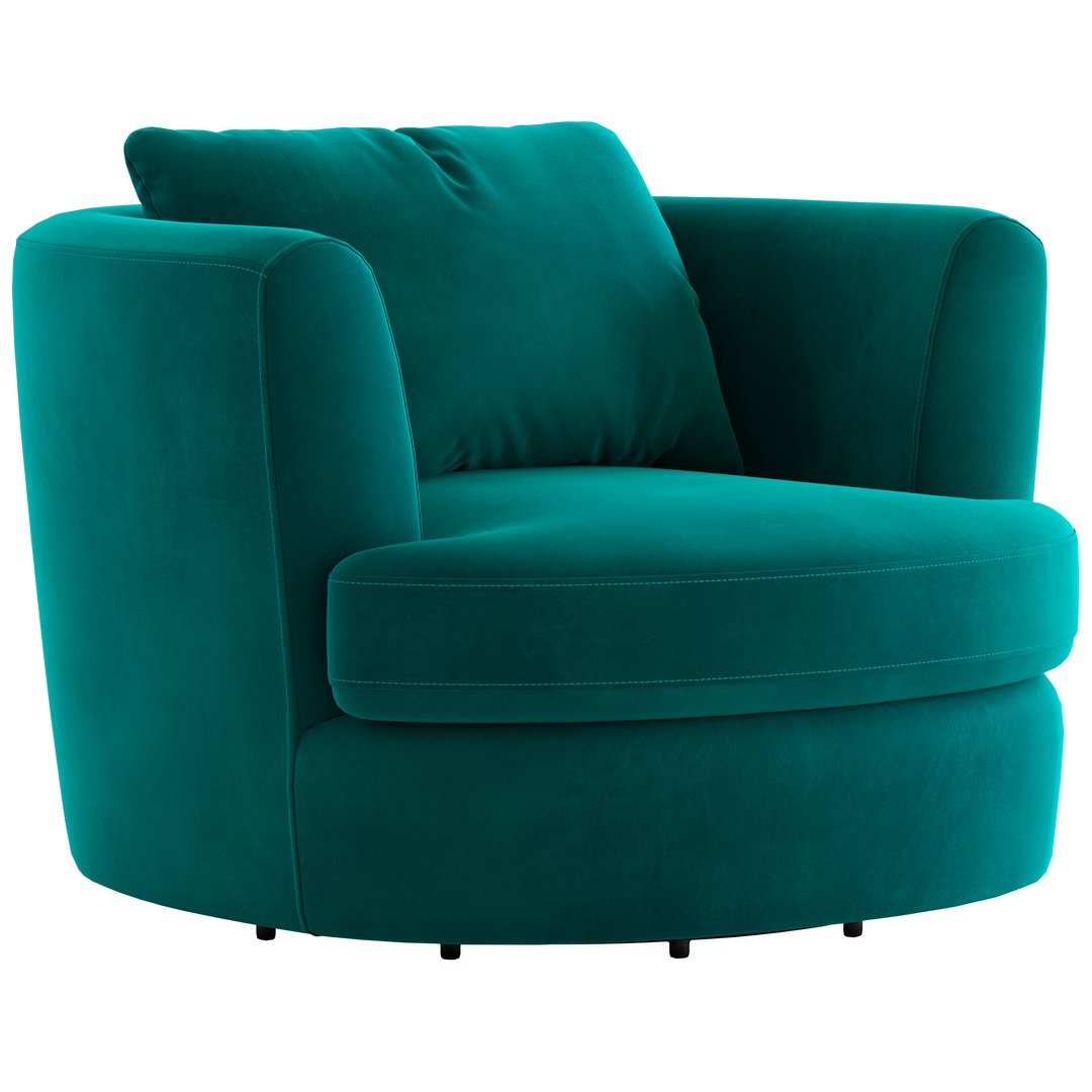 Cult Furniture Magnolia Swivel Armchair D Model Turbosquid