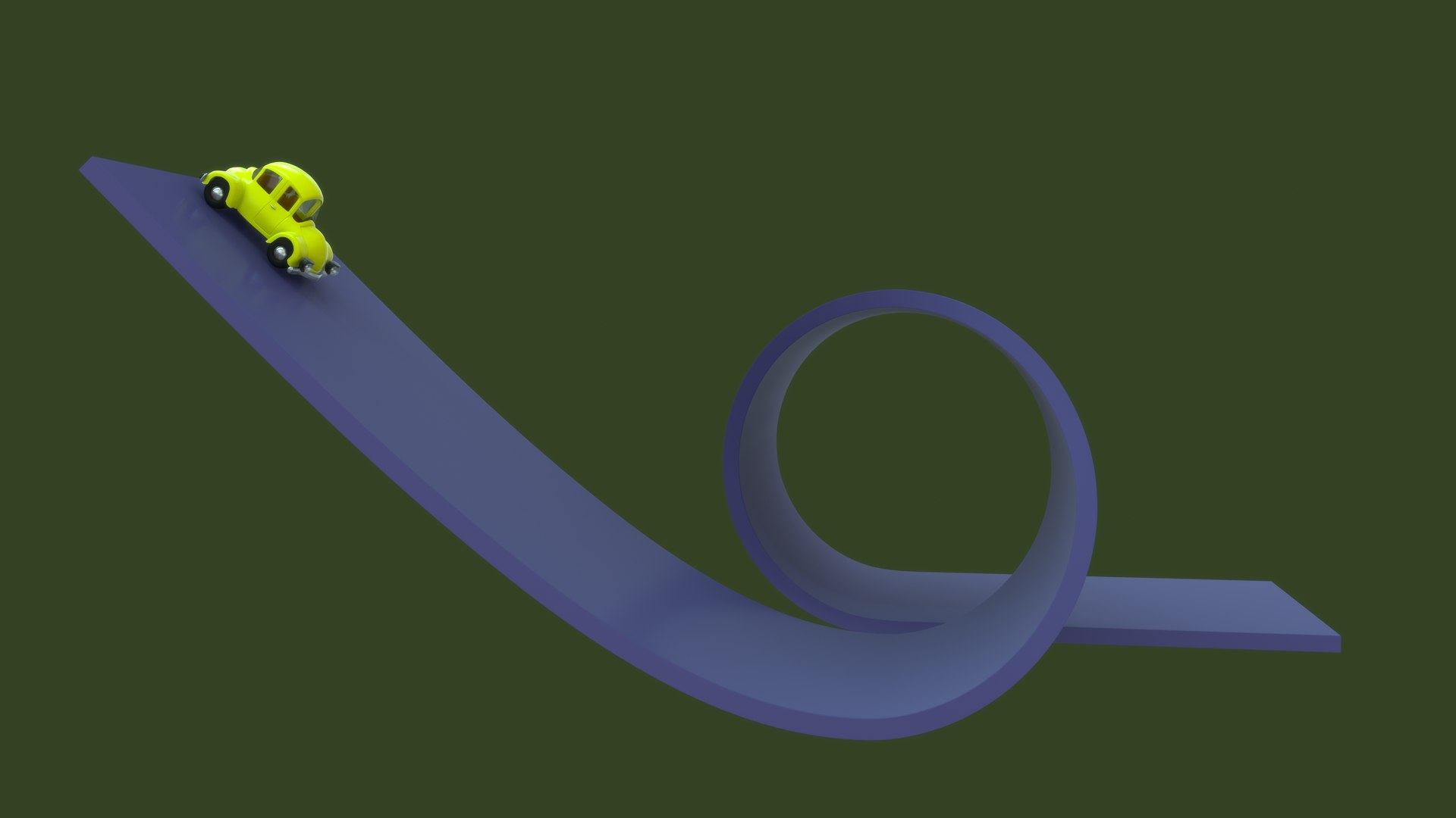 D Hot Wheels Toy Car With Racing Track Model Turbosquid