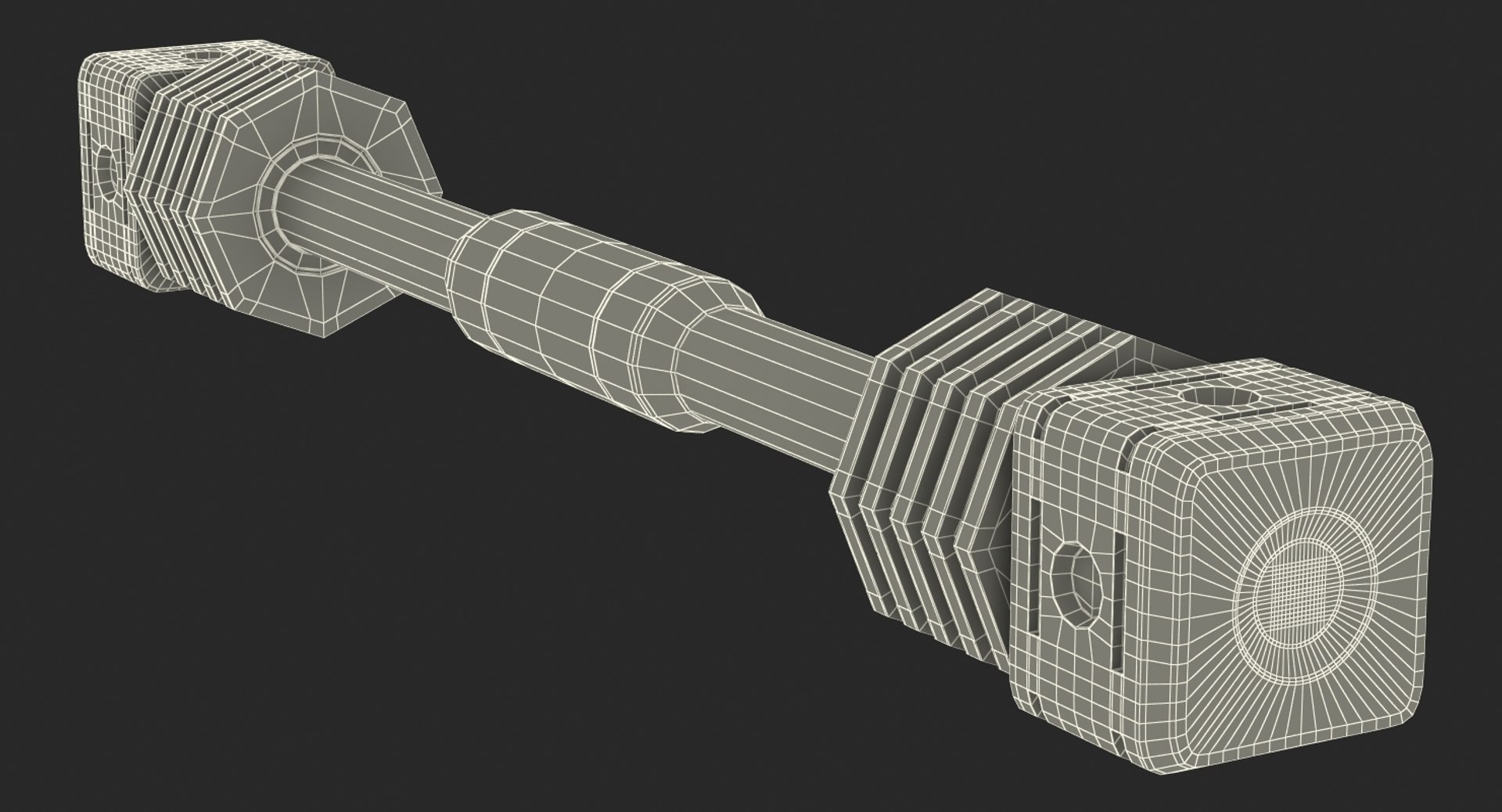 Ram Cylinder Hydraulic Sci Fi D Model