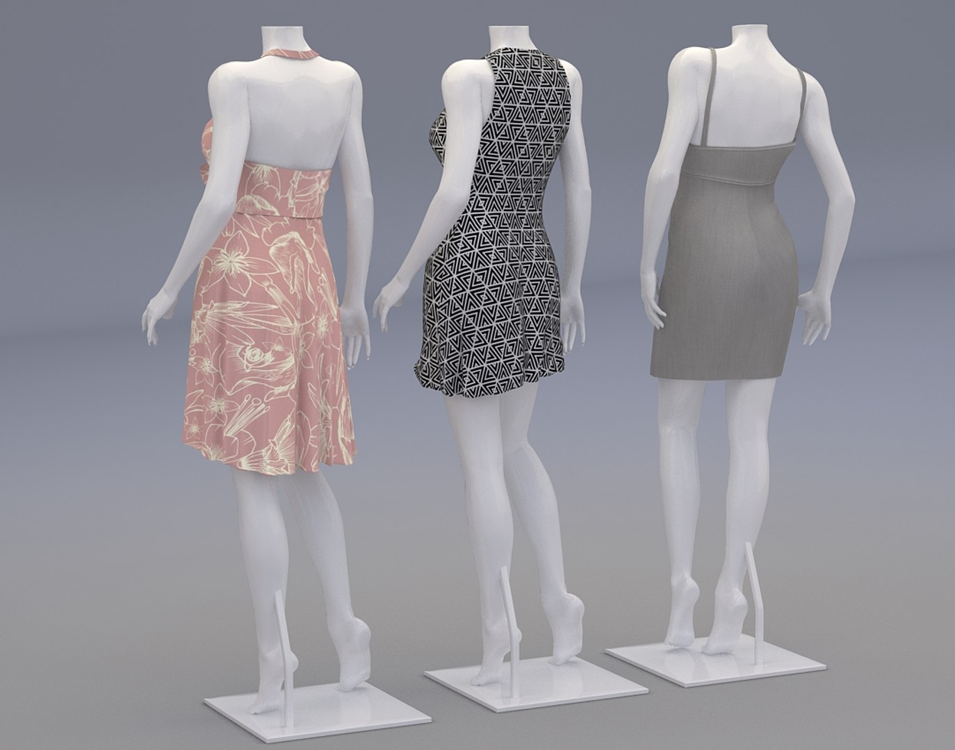 3D Mannequins Clothes Model TurboSquid 1560936