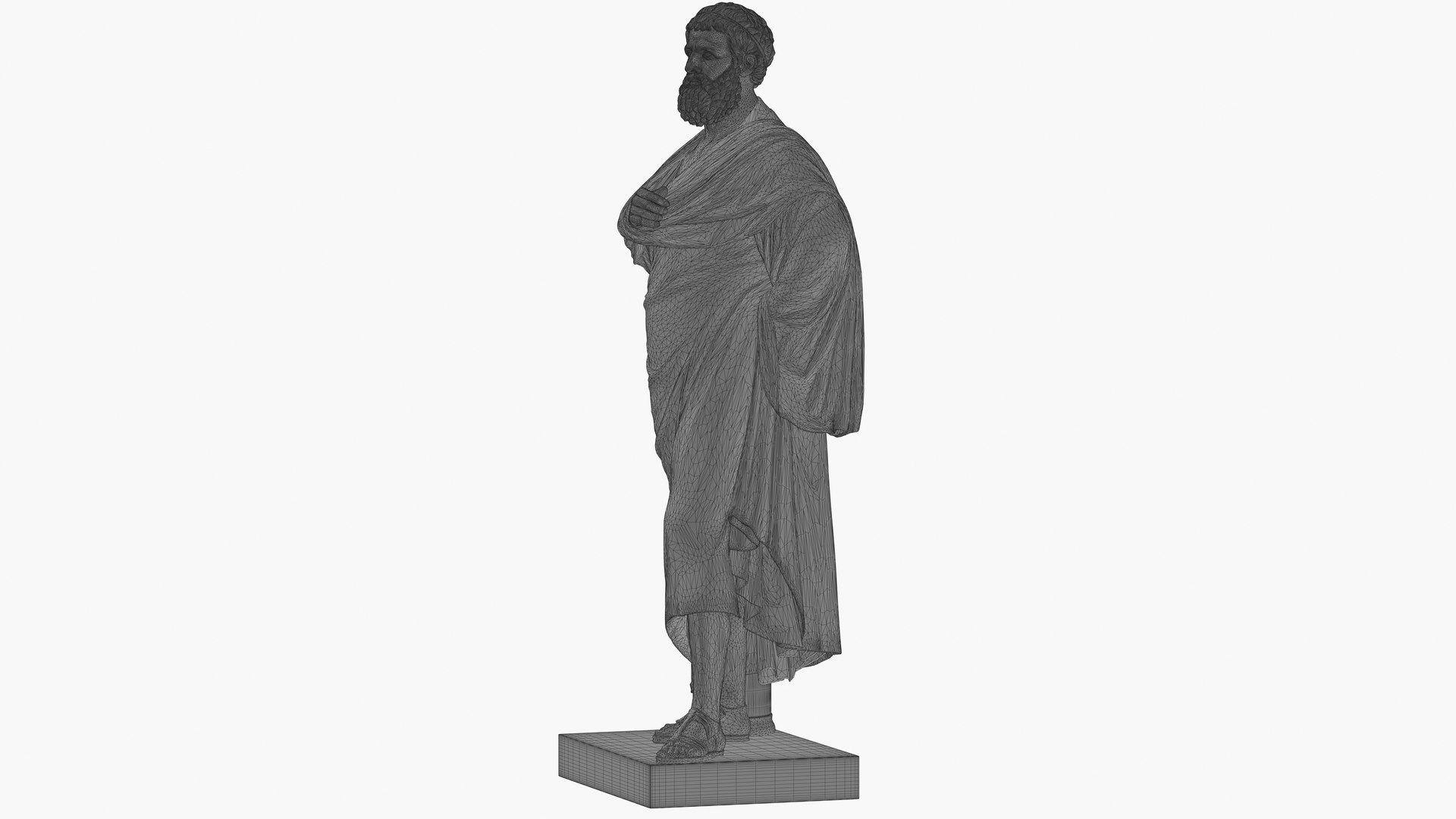 Sophokles Greek Roman D Model