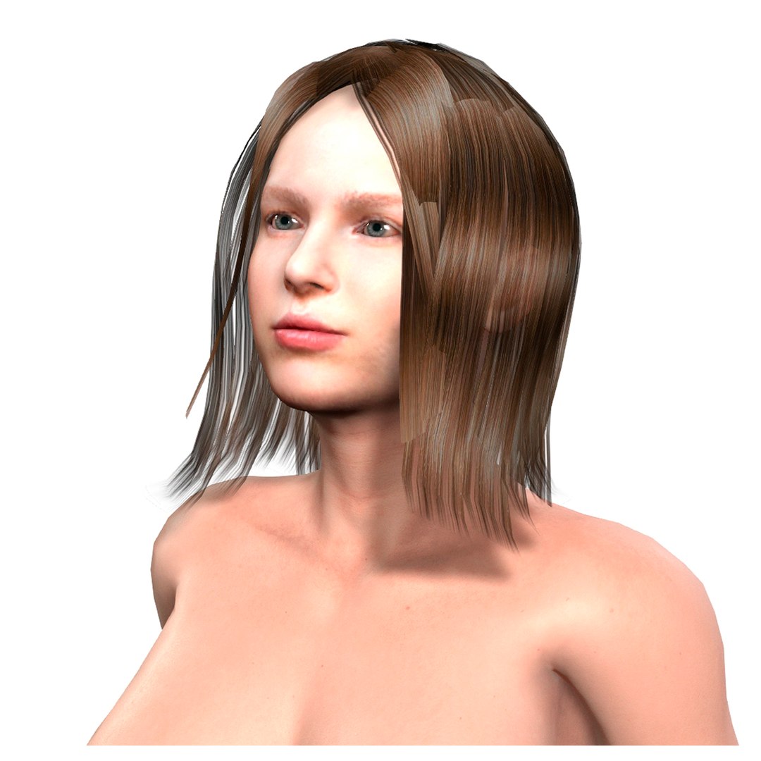 Beautiful Woman Rigged D Character Model Turbosquid