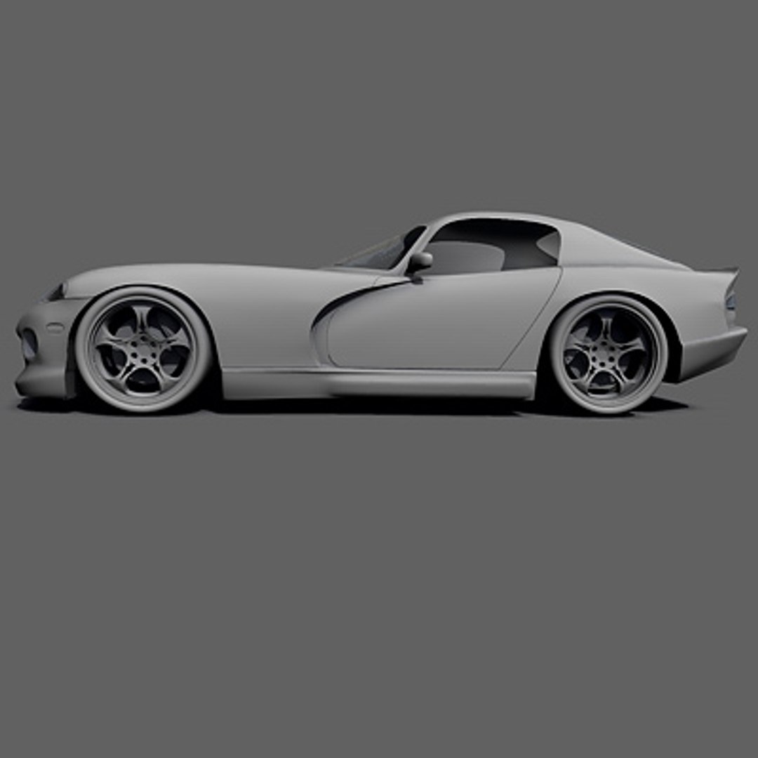 Dodge Viper Gts 3d Model