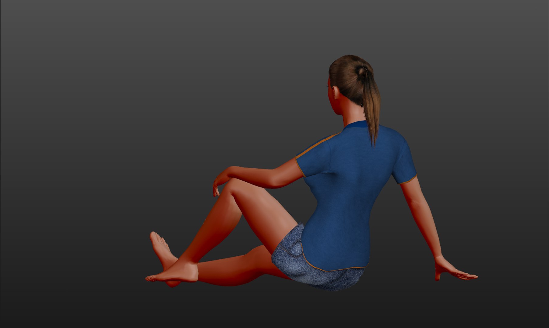 3D Model Marta Character Nude TurboSquid 1261218