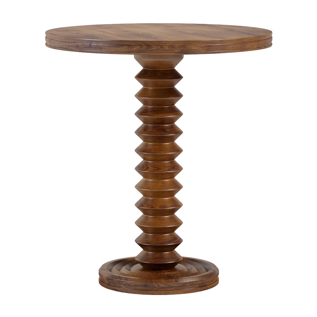 3D French Wood Side Table By Charles Dudouyt TurboSquid 2327022