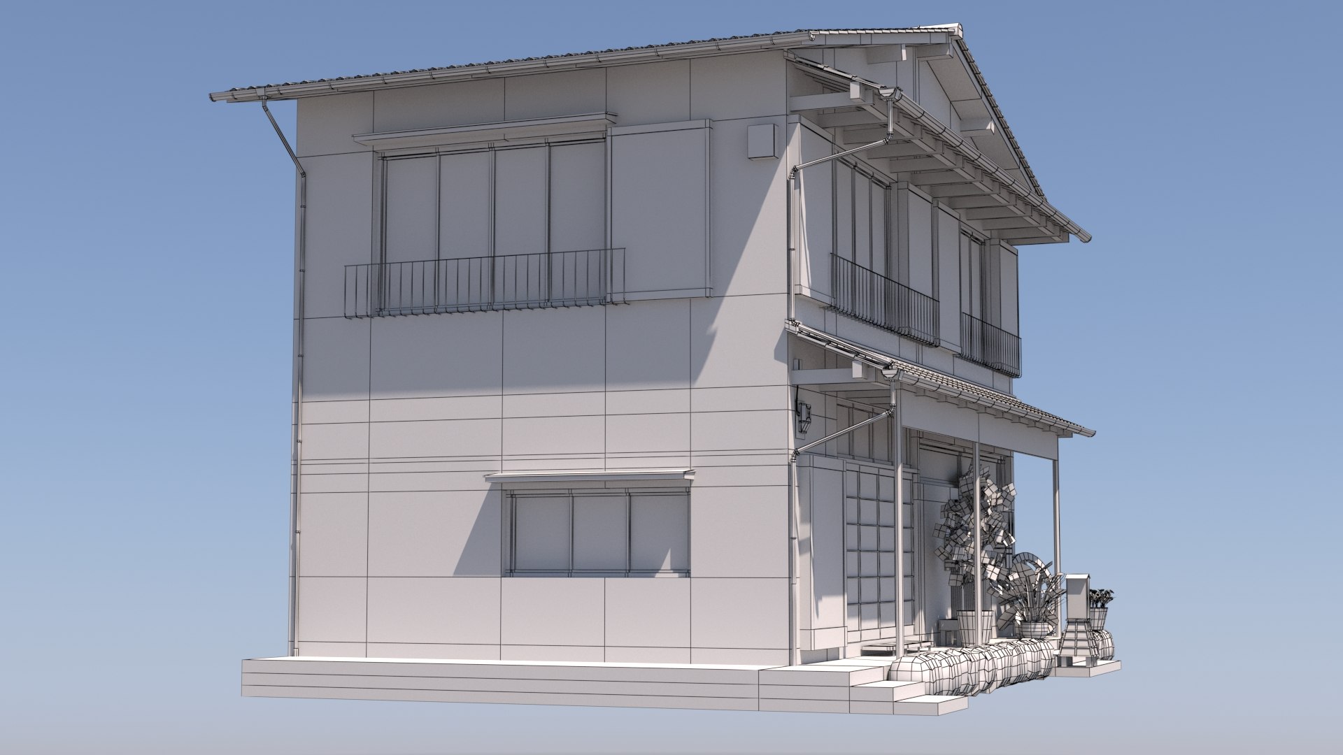 3D Hakone House Remastered TurboSquid 2225256