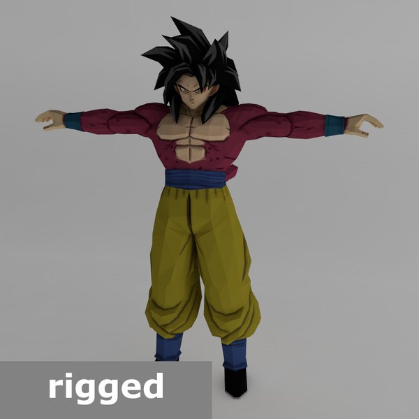 Modelos De 3D Goku Gratis TurboSquid