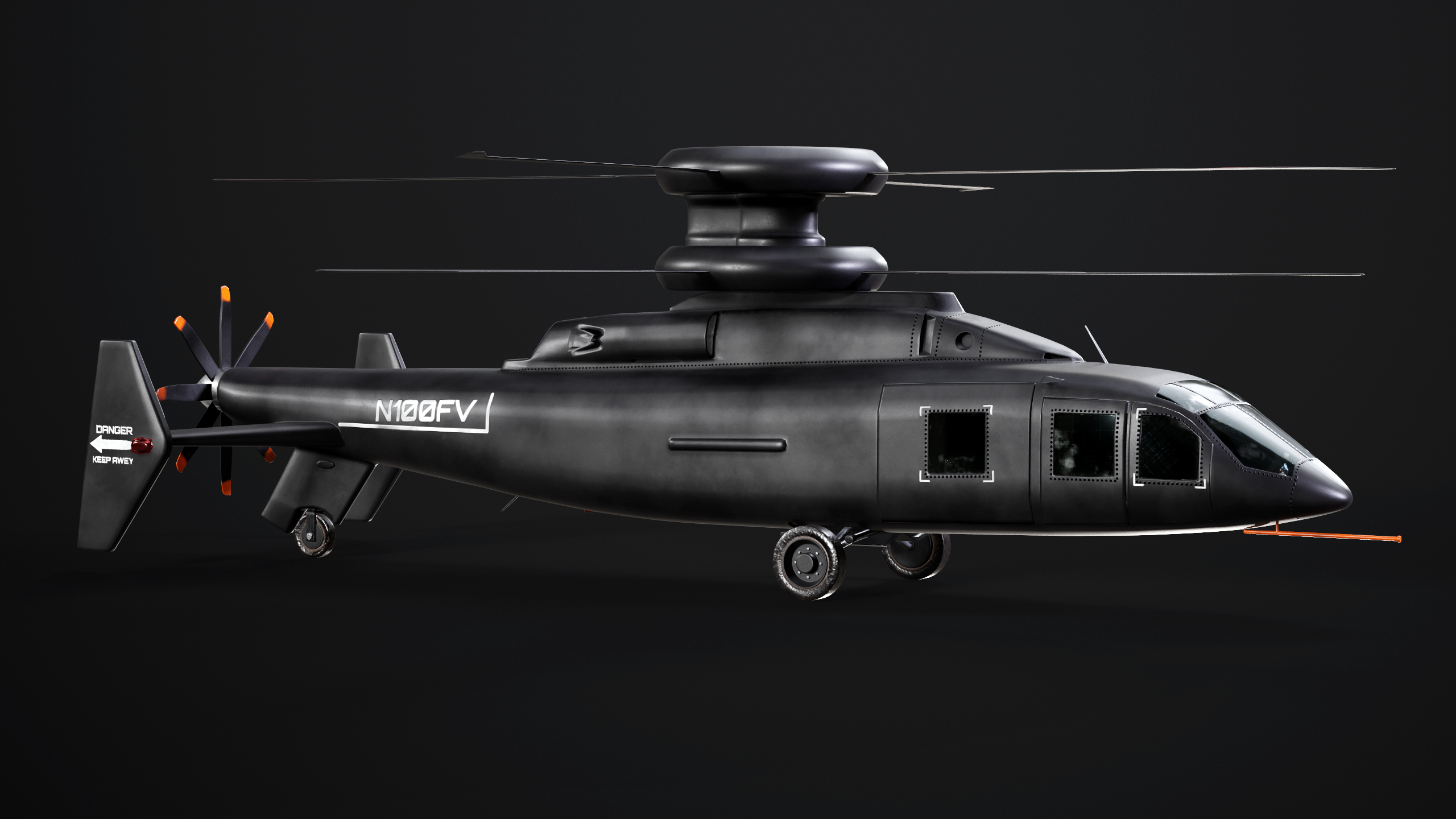 Sikorsky Boeing Sb Defiant Helicopter D Turbosquid