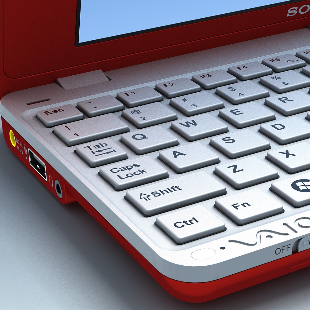 3ds Max Notebook Sony Vaio P Series