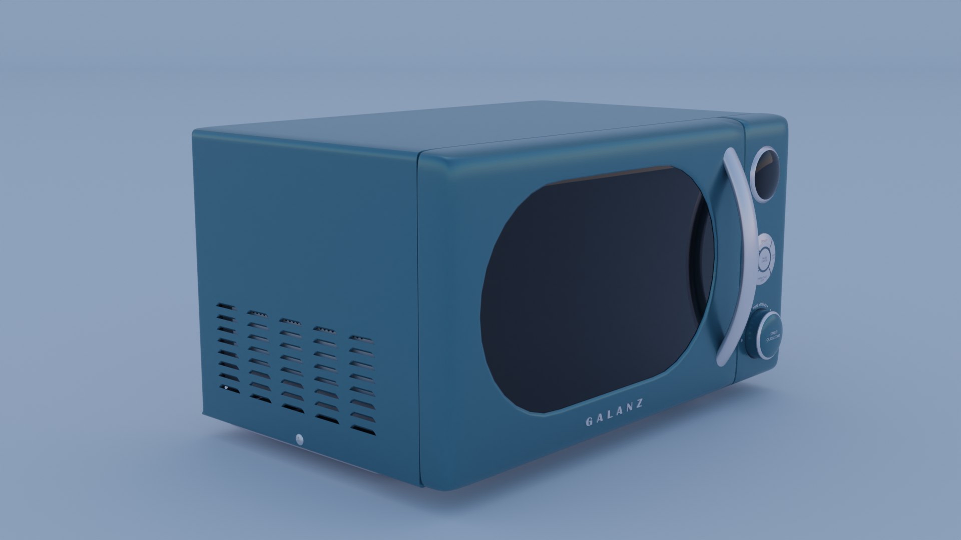 Galanz Retro Microwave Oven 3D Model Model TurboSquid 1980558