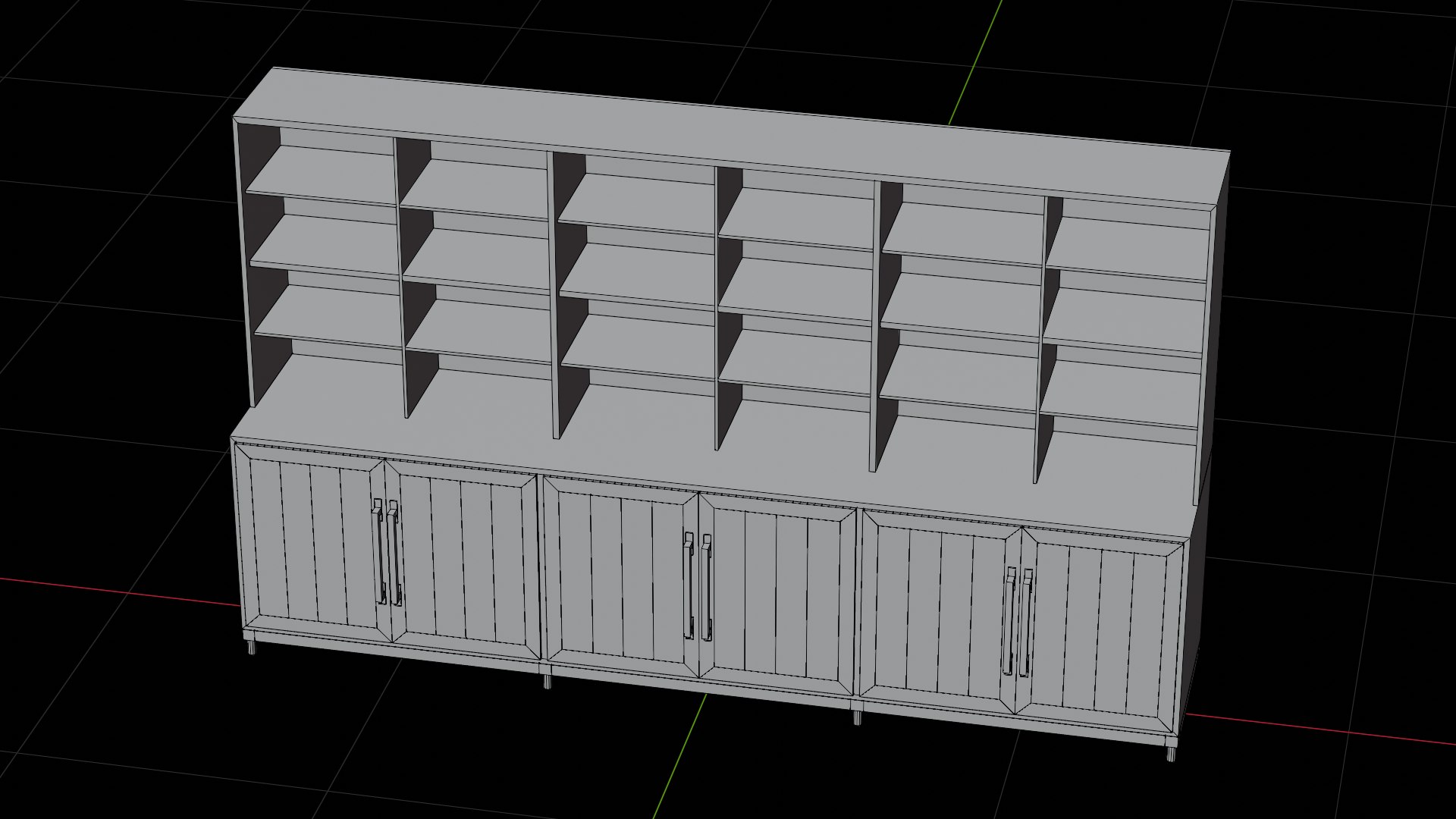 Adaptive Furniture Cupboard D Model Turbosquid