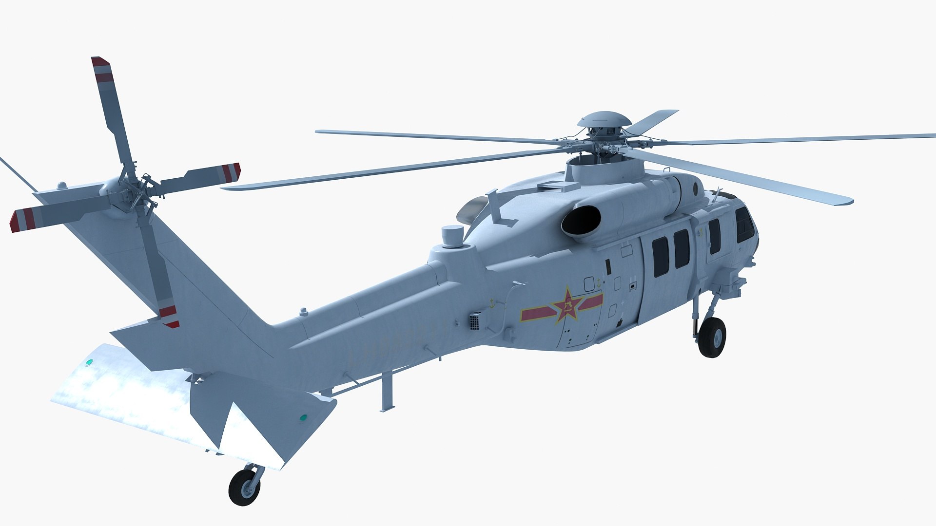 Chinese Navy Helicopter Z D Turbosquid