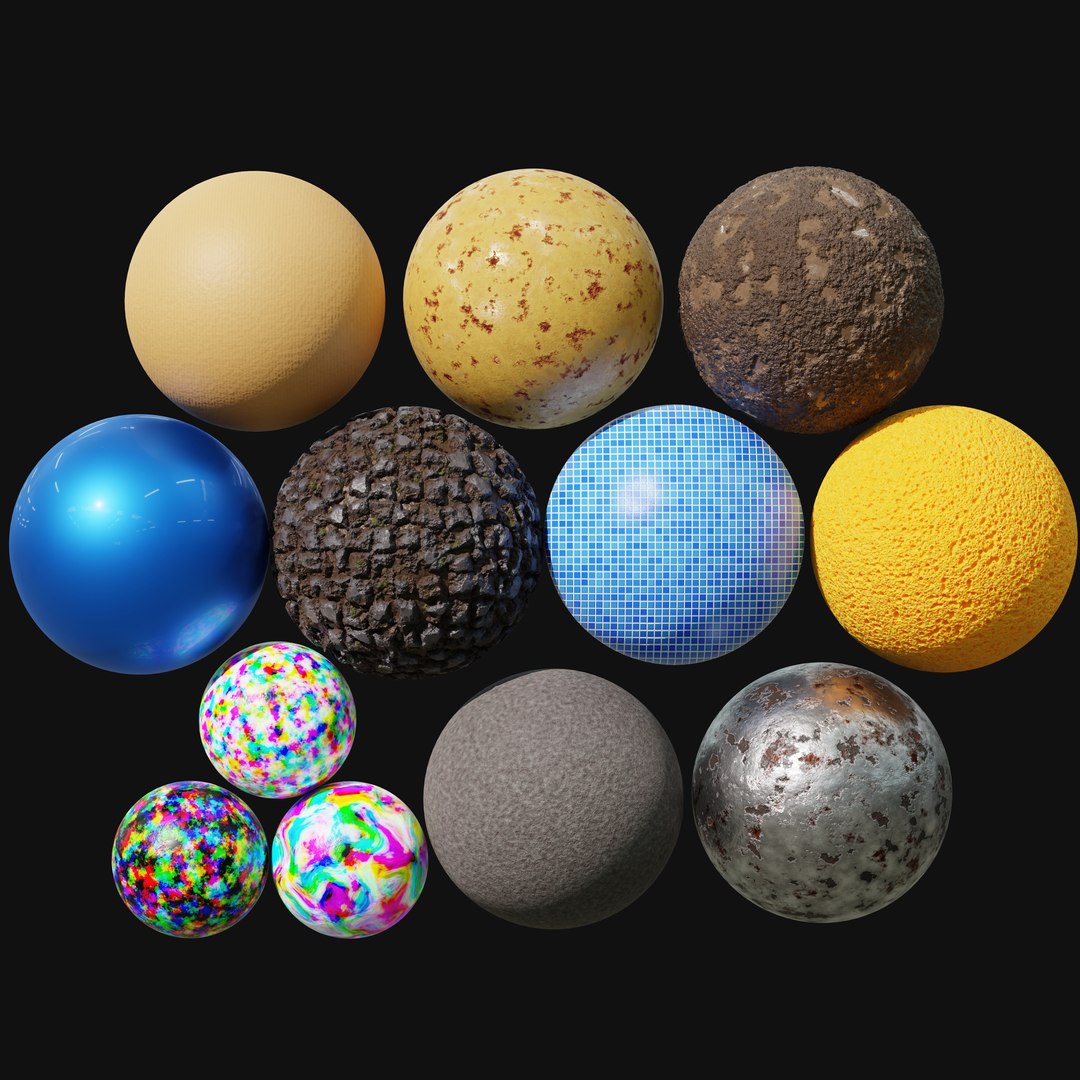 Blender Procedural Material Pack 4 3D Model TurboSquid 1818443