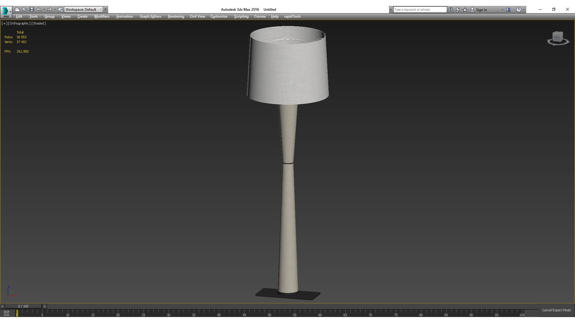 Alexander Lamont Maluku Floor Lamp 3D Model TurboSquid 2172338