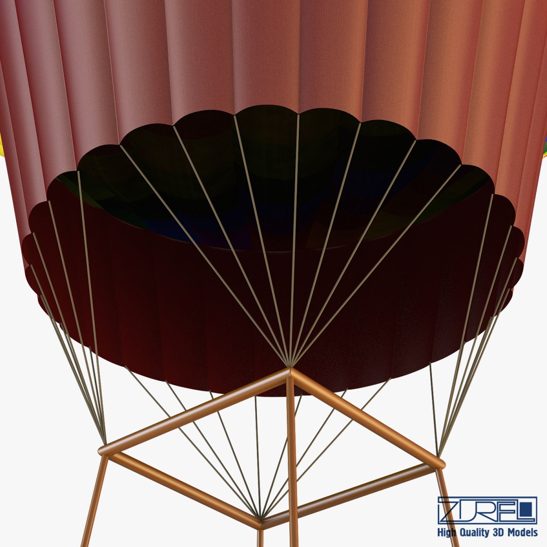 Hot Air Balloon V D Model