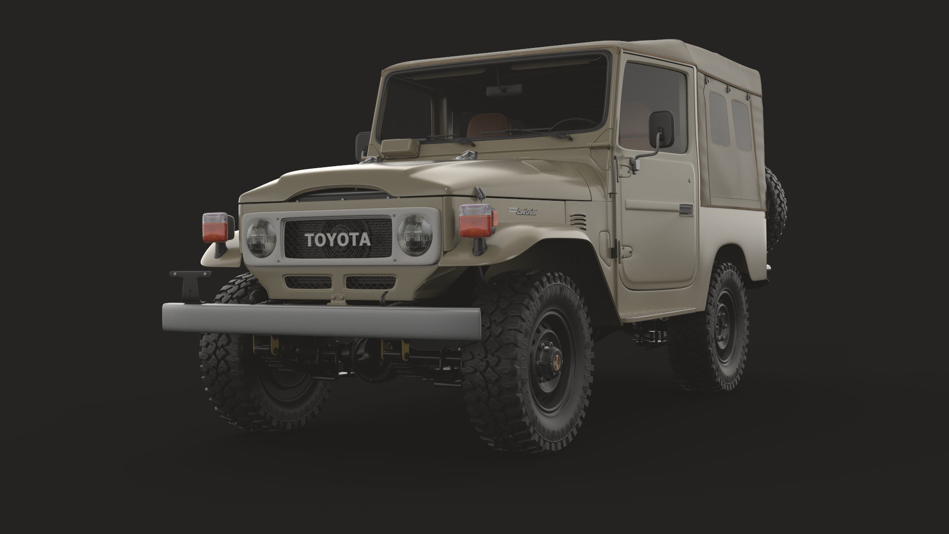 D Toyota Land Cruiser Fj Turbosquid