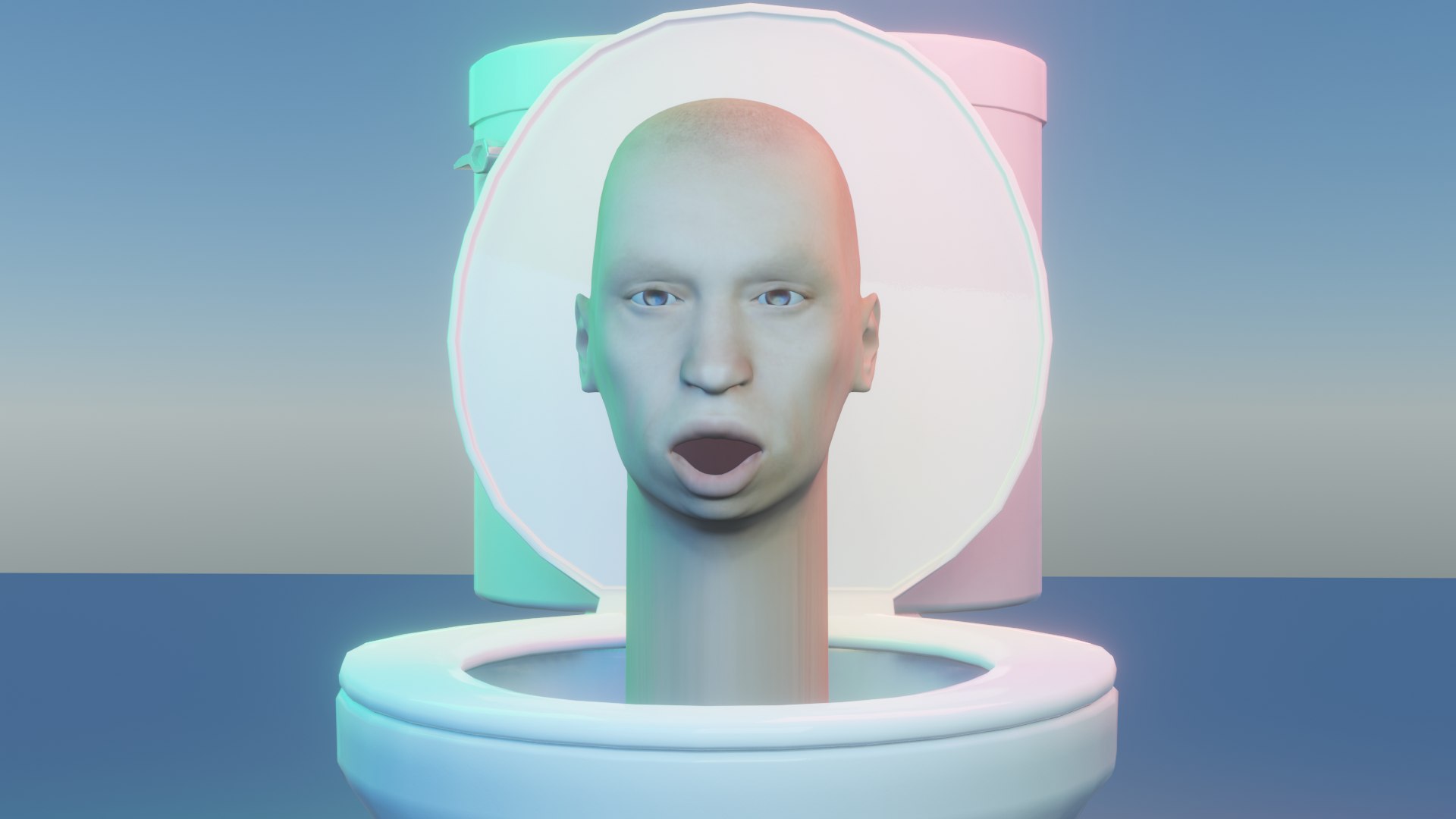 D Skibidi Bop Bop Yes Yes Toilet Rigged Model Turbosquid