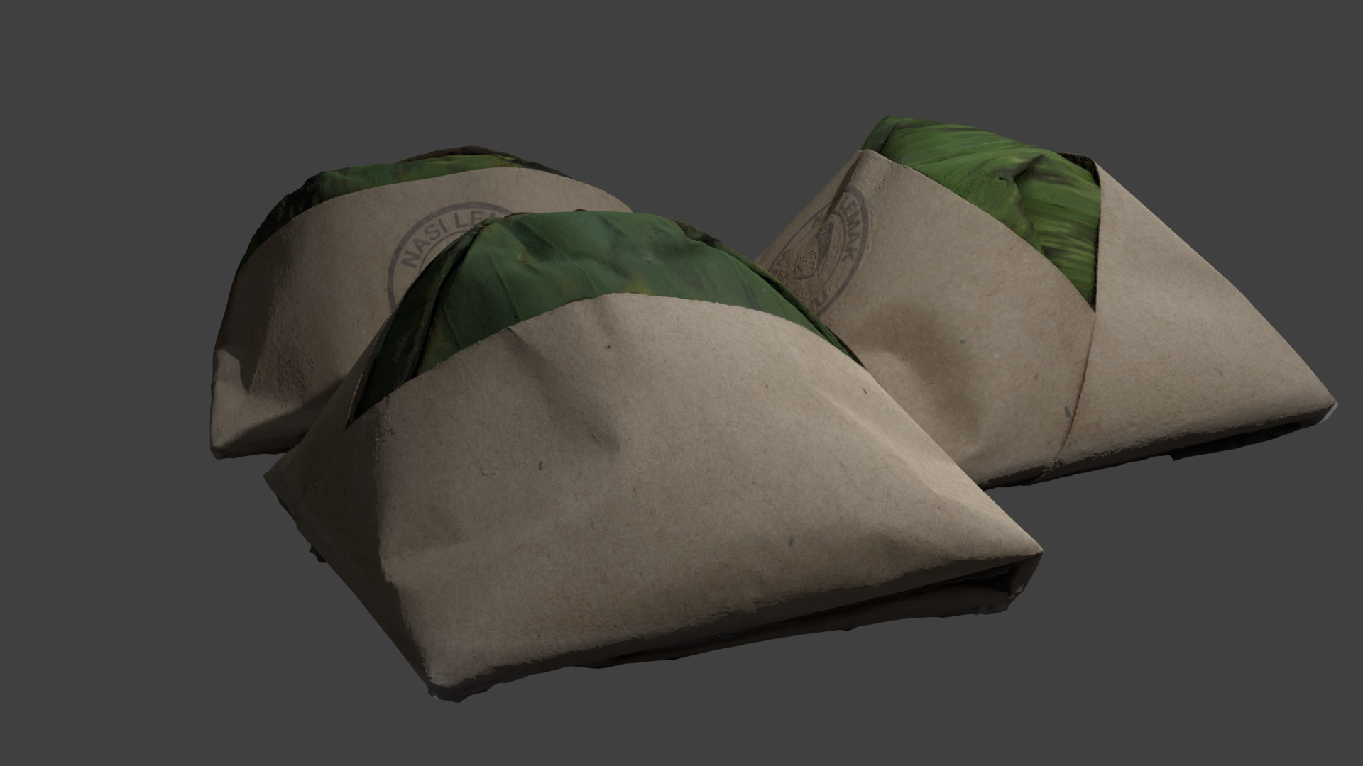 Nasi Lemak 3D Model TurboSquid 2120863