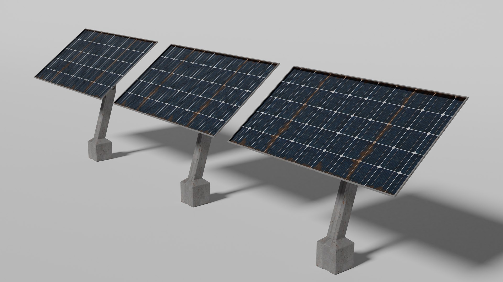 D Low Poly Solar Panel Turbosquid