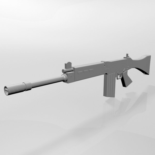 Fn Fal D Turbosquid