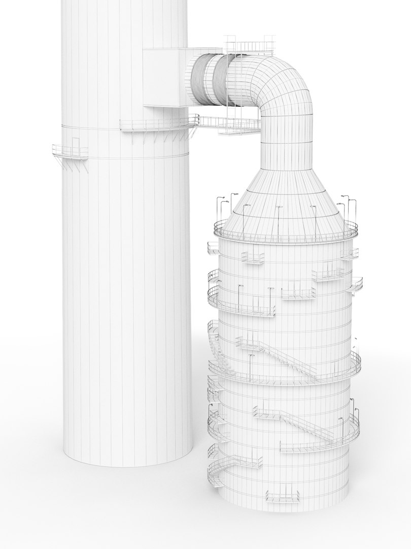 D Chimney Model Turbosquid