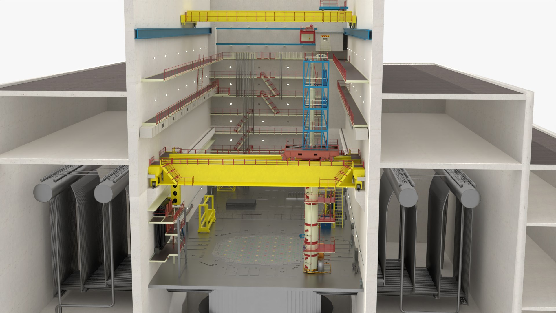 Rbmk Reactor Chernobyl Model Turbosquid