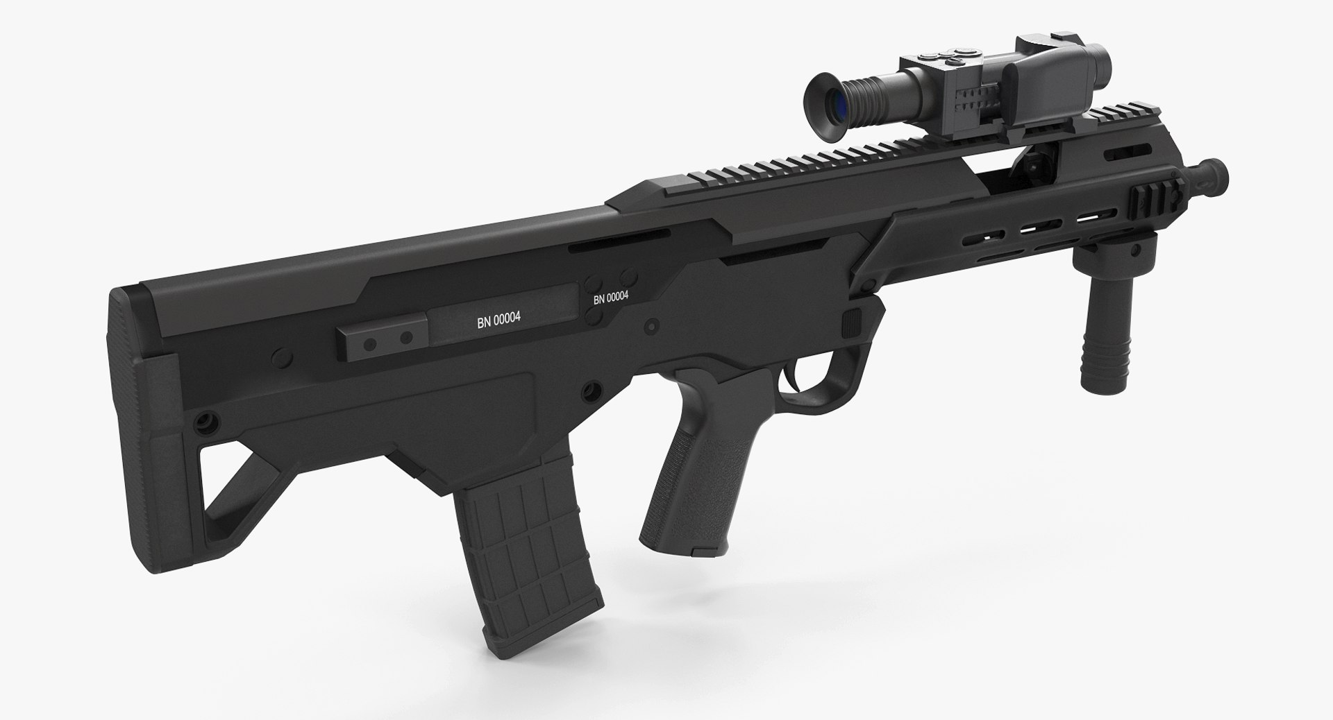 Msbs Assault Rifle D Model Turbosquid