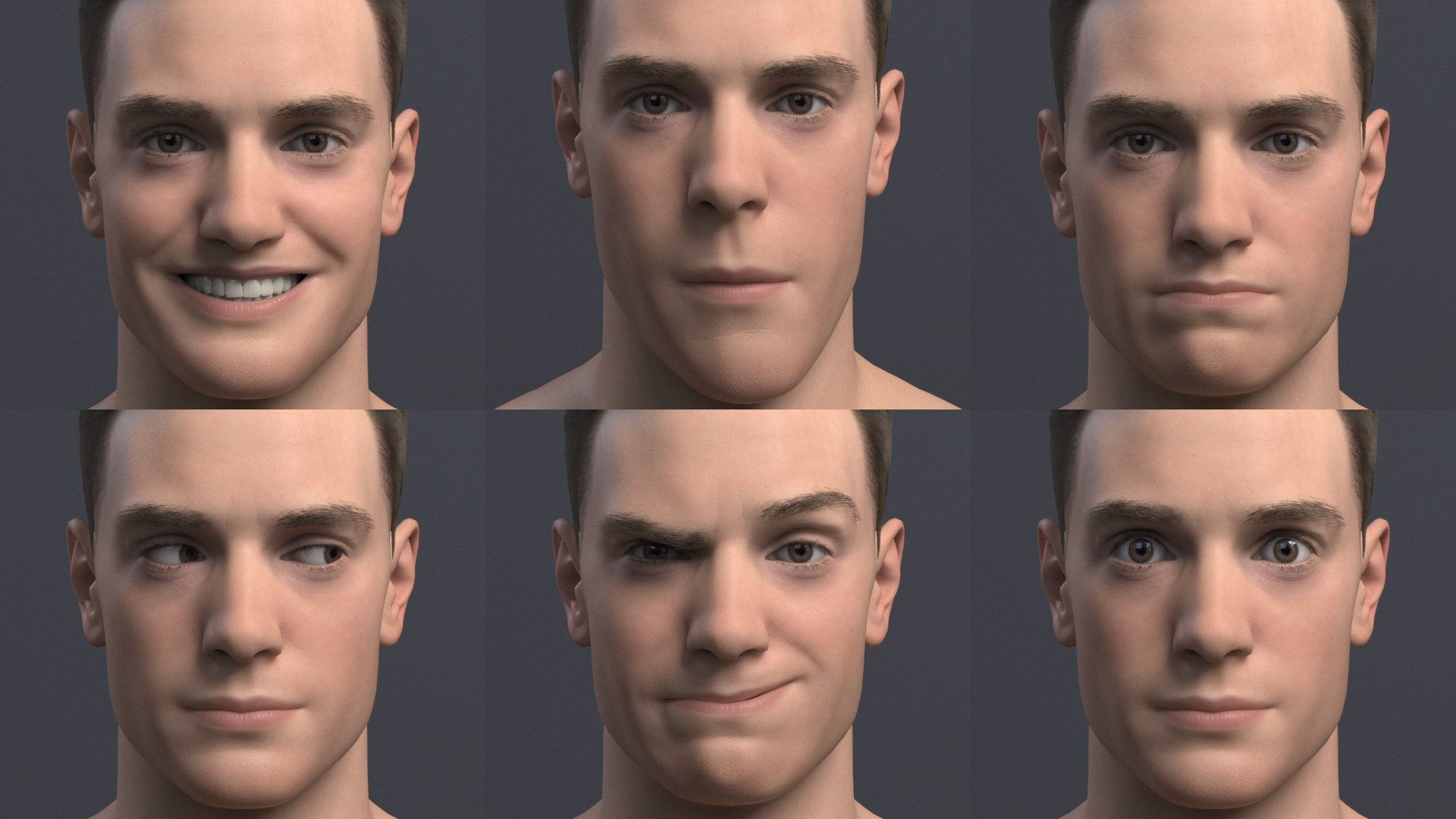 Mark Nude D Model Turbosquid
