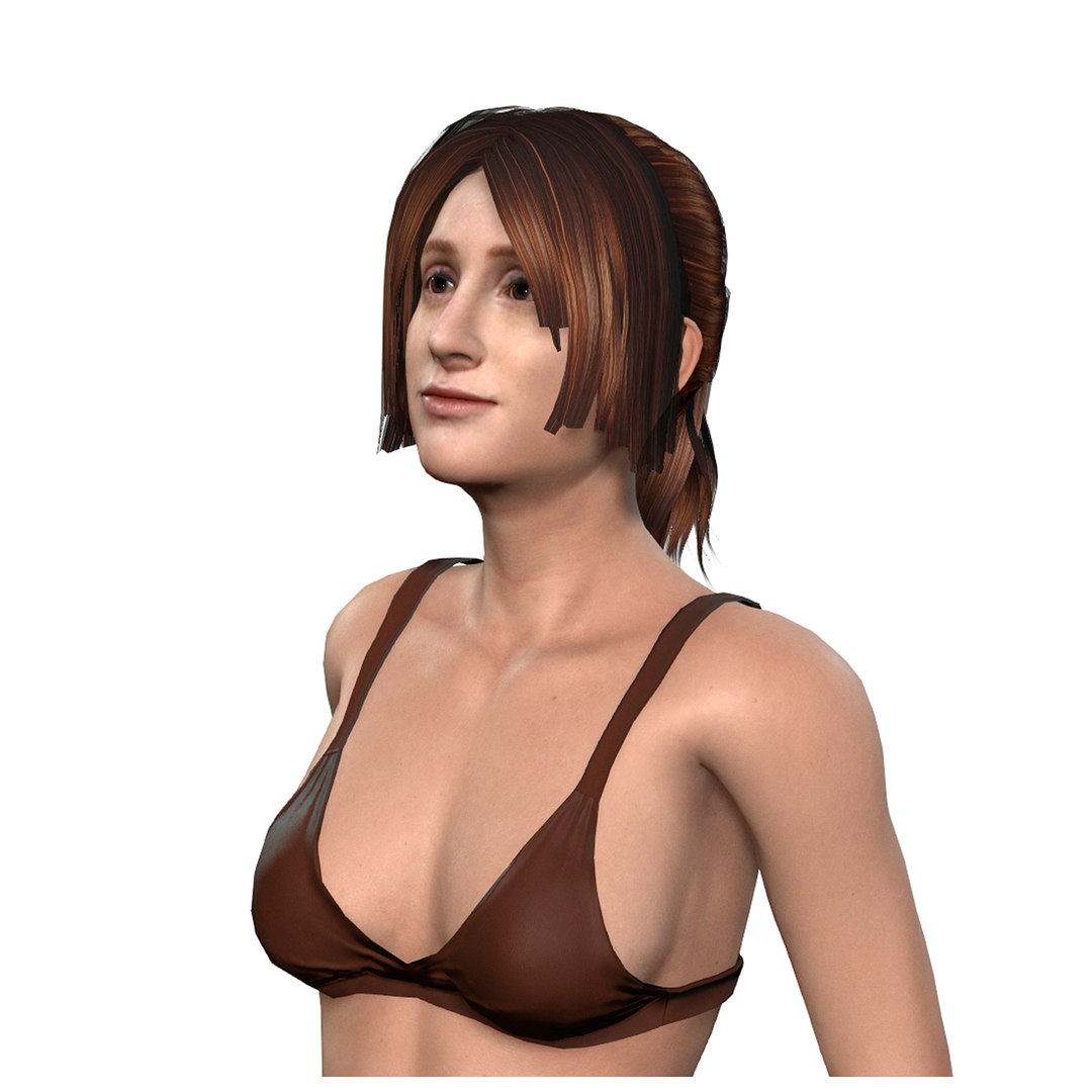 3D Beautiful Woman Rigged 3d Character TurboSquid 2033116