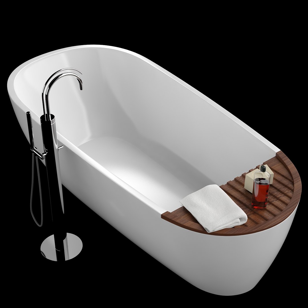 Bathtub Kerasan Aquatech D Obj