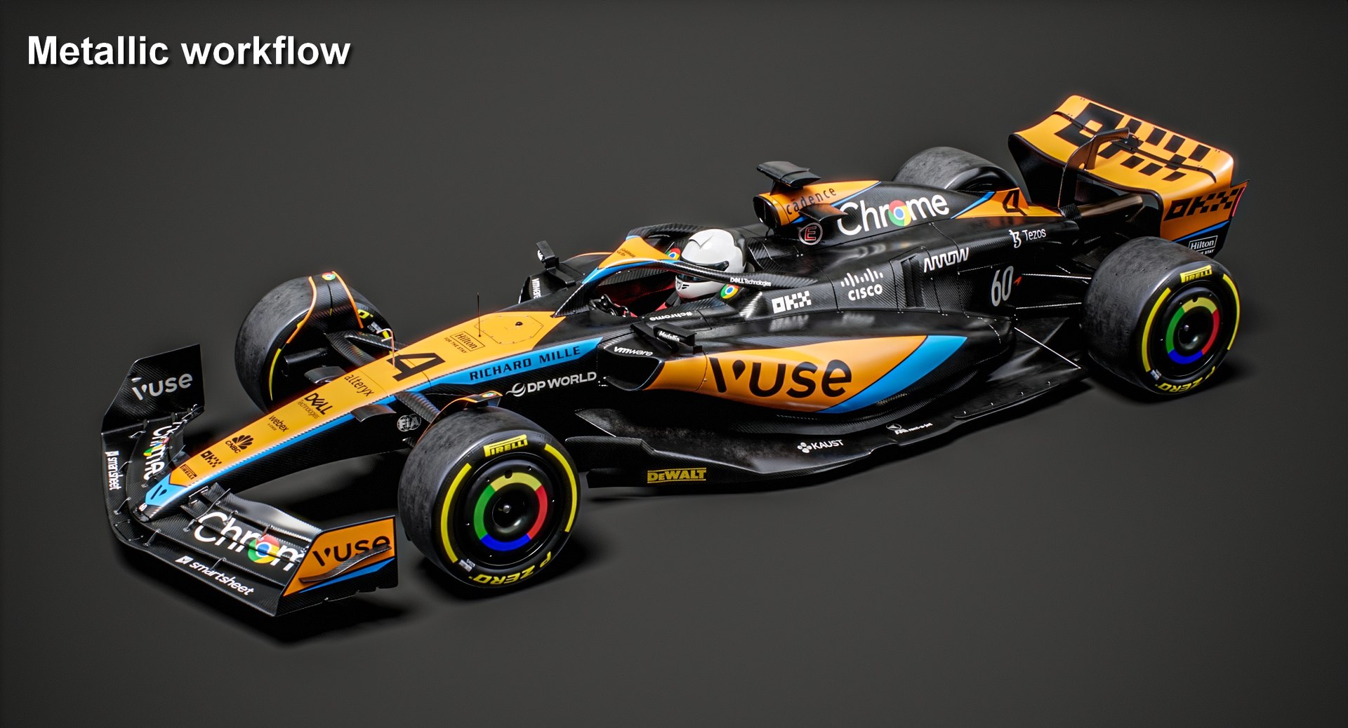 McLaren MCL60 F1 Team Season 2023 3D Model TurboSquid 2038989