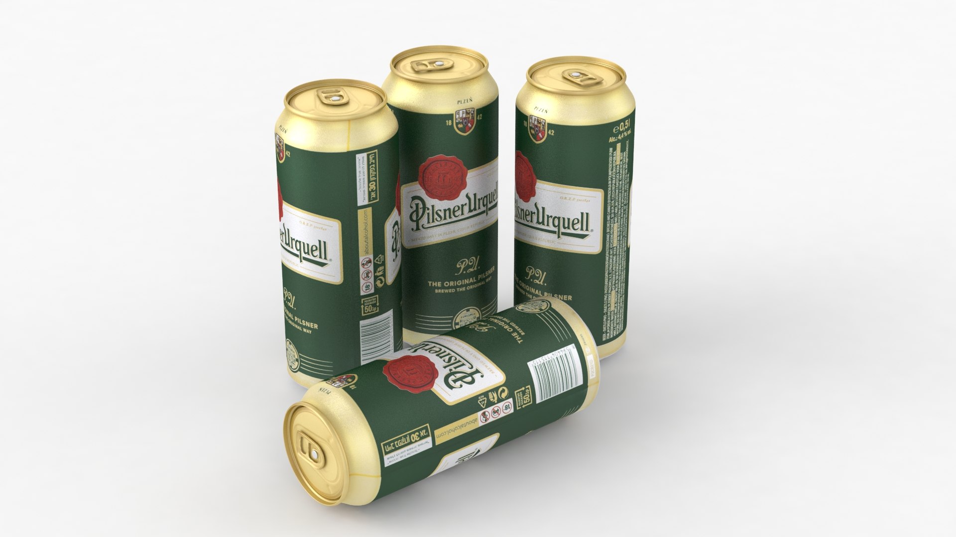 D Beer Can Pilsner Urquell Ml Model Turbosquid