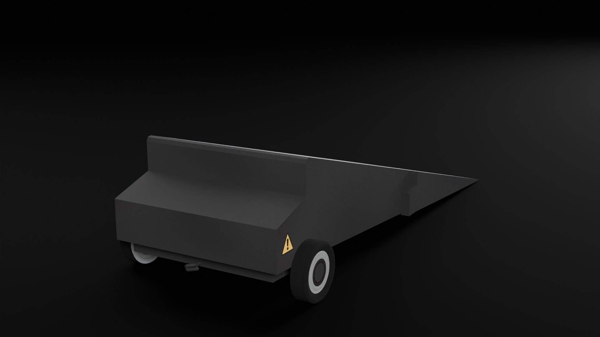 Low Poly Ramp D Model Turbosquid