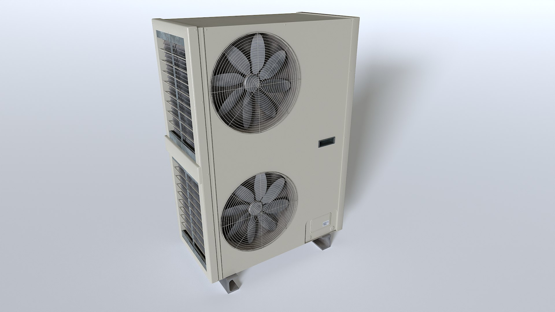 D Rooftop Ac Hvac Unit Model Turbosquid