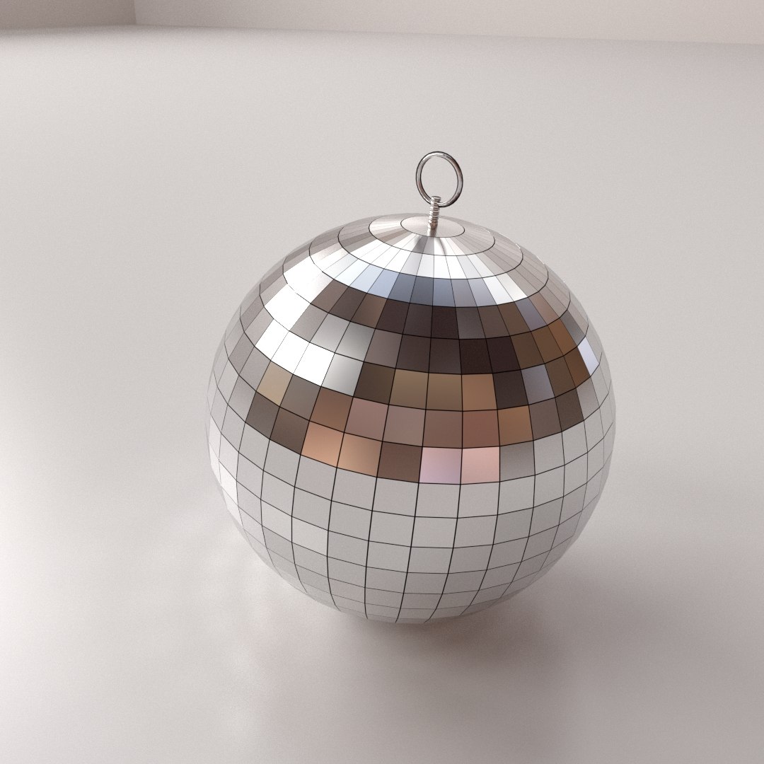 Disco Ball D Model Turbosquid